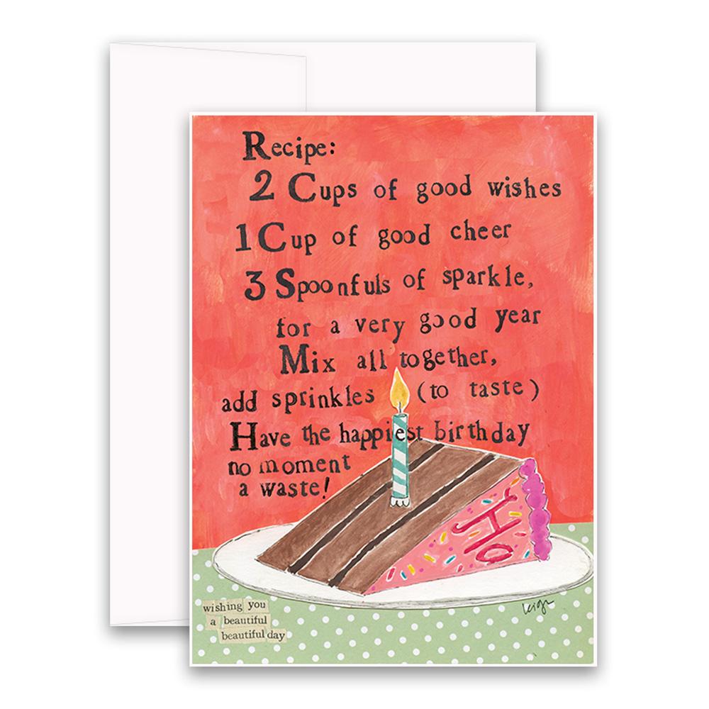 Recipe Birthday Card