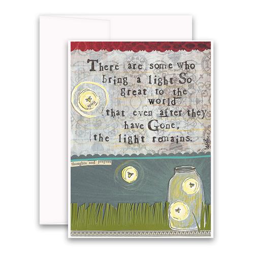 Light Remains Sympathy Card