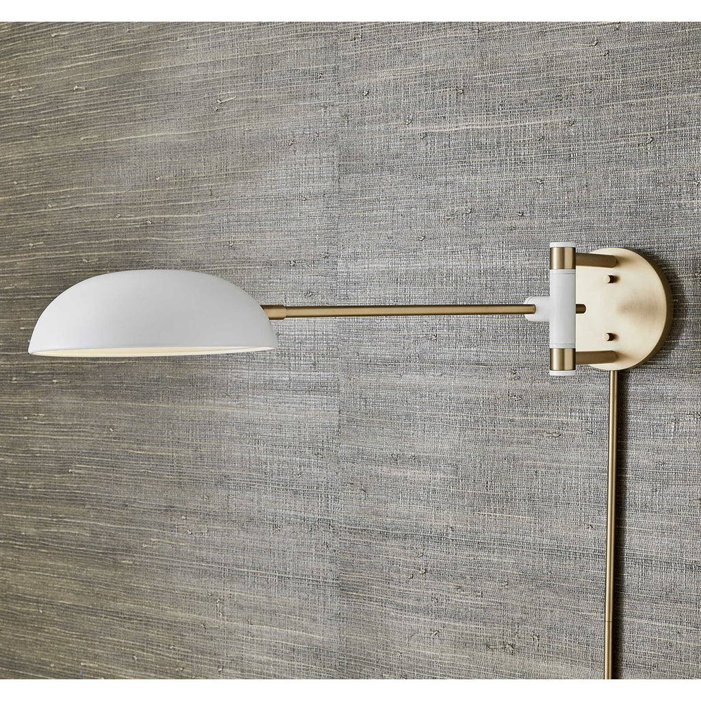 Swinger, 1 LT Sconce - White