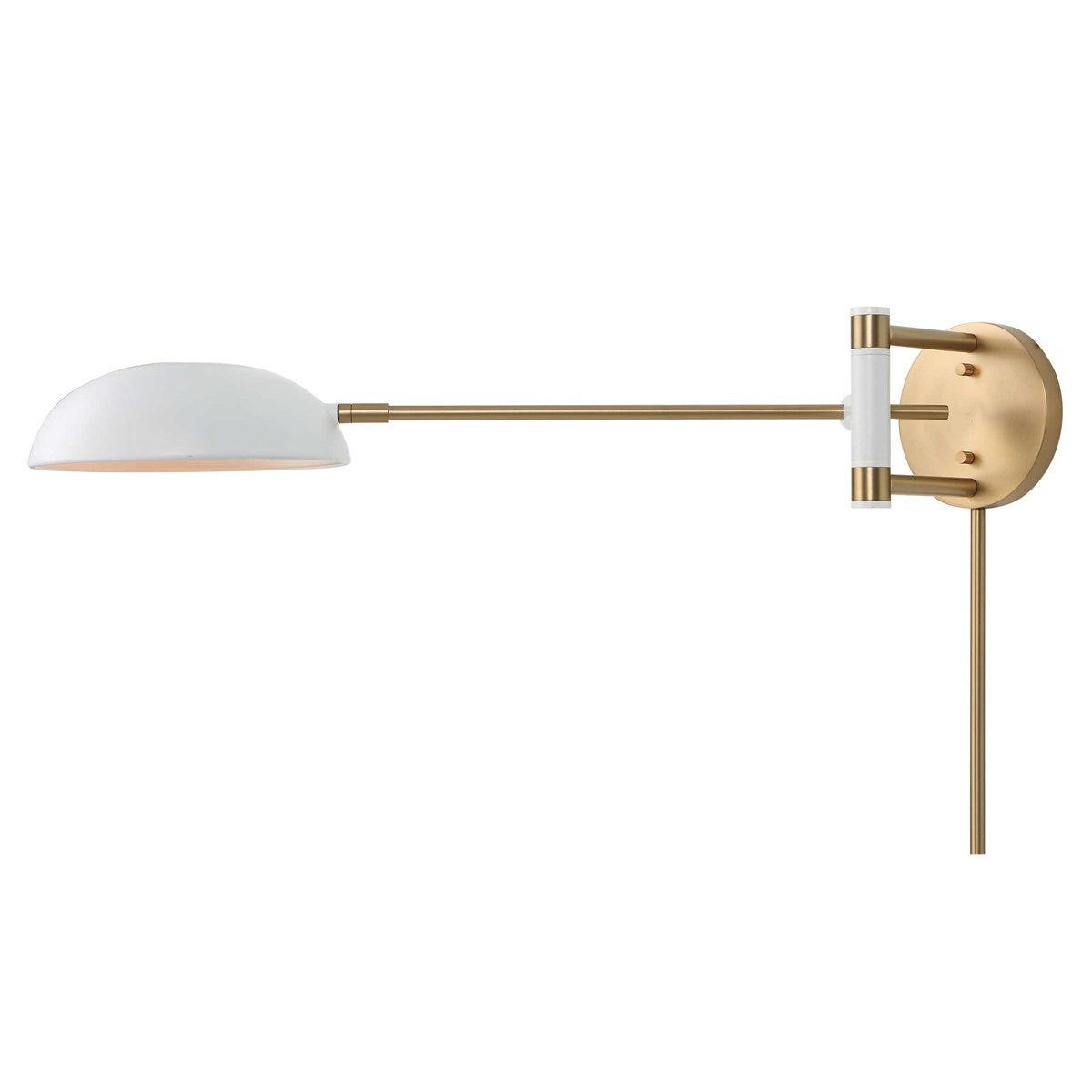 Swinger, 1 LT Sconce - White