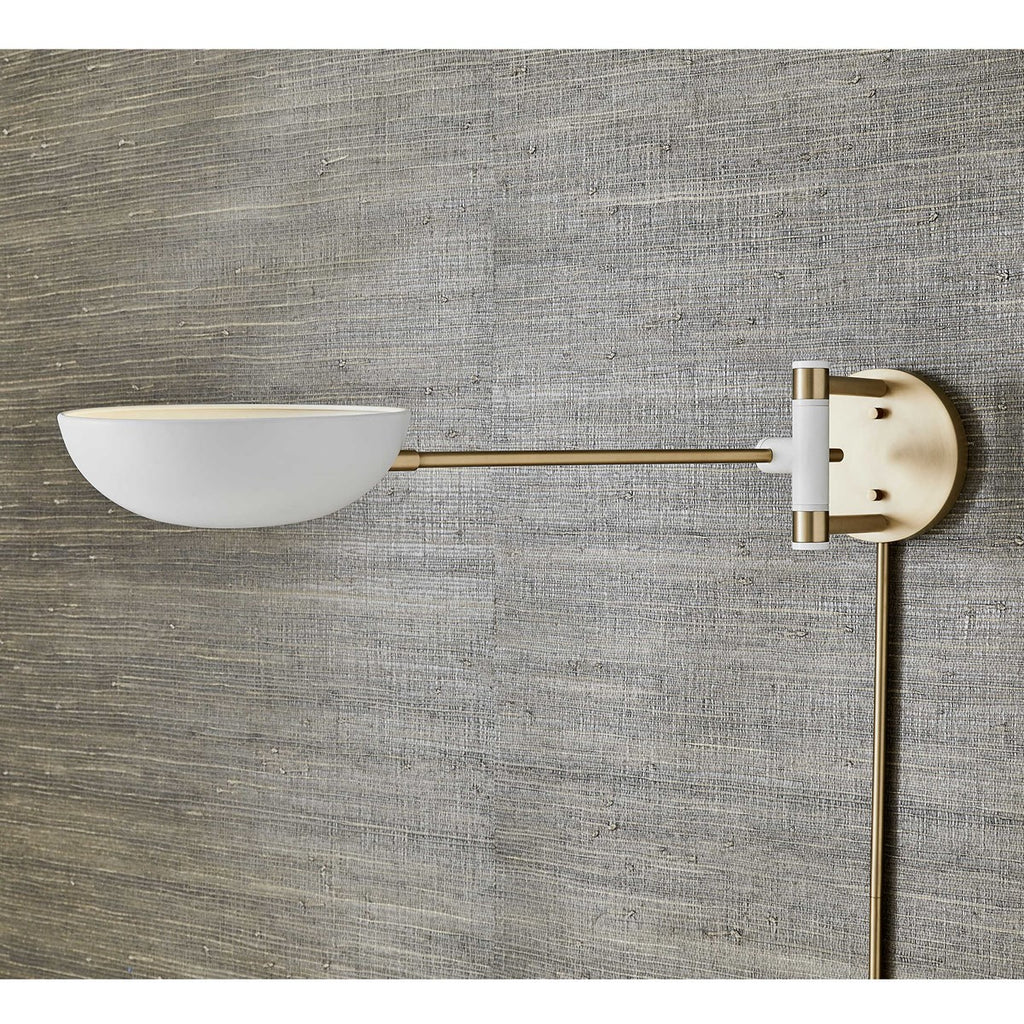 Swinger, 1 LT Sconce - White