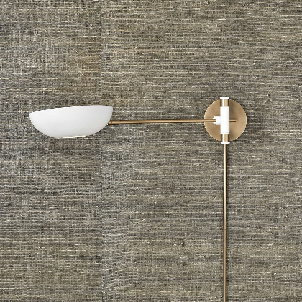 Swinger, 1 LT Sconce - White