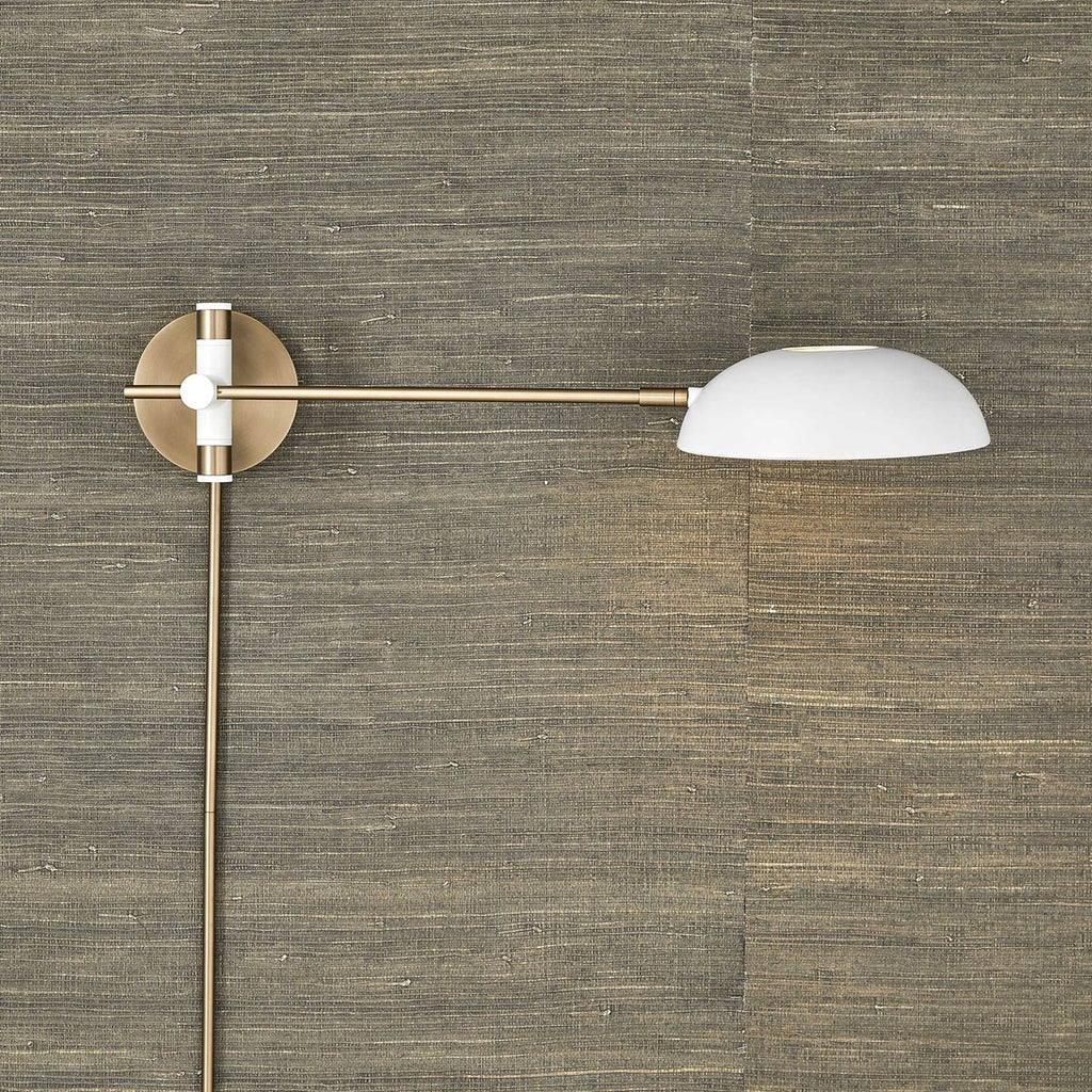 Swinger, 1 LT Sconce - White