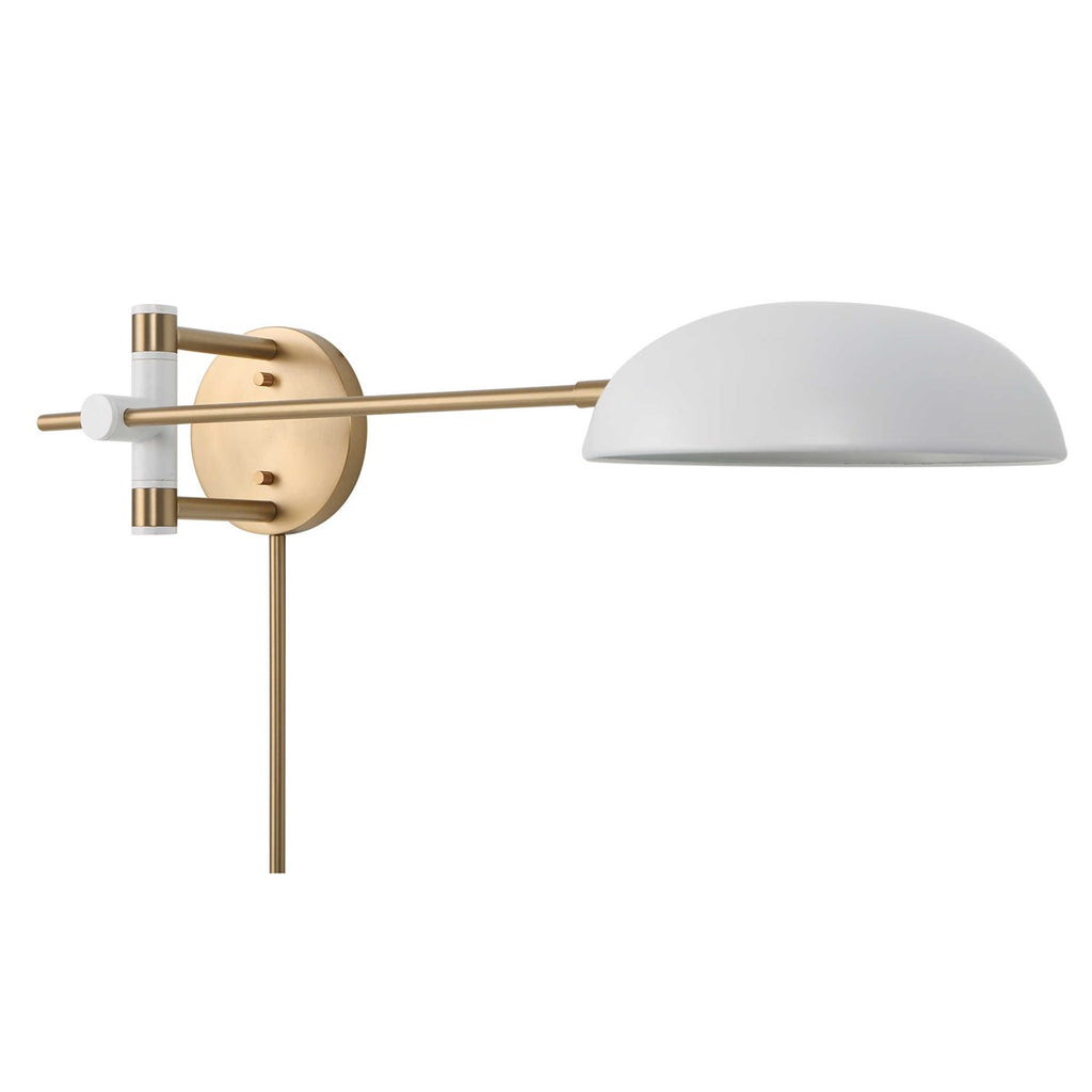 Swinger, 1 LT Sconce - White