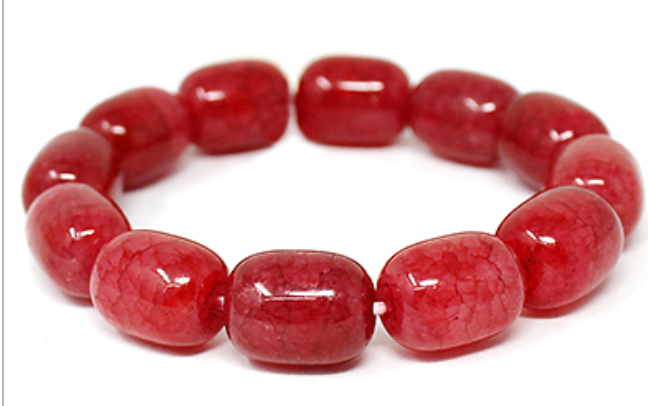 Cracked Stone Beaded Bracelet