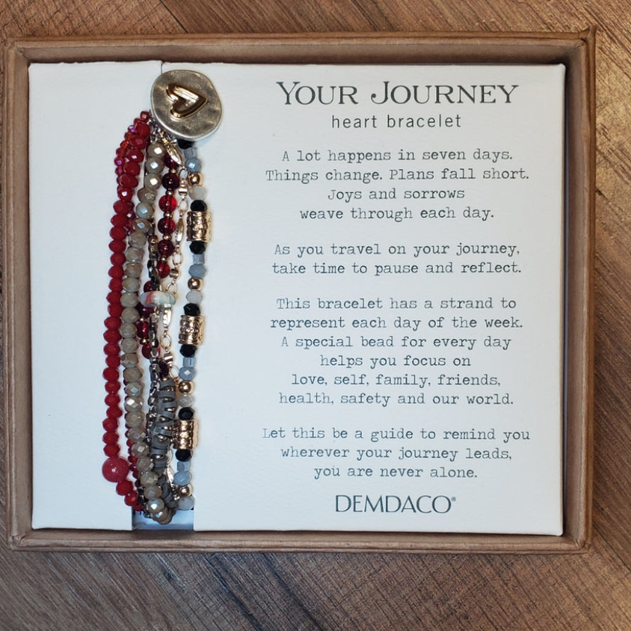 Your Journey Love Bracelet, Garnet