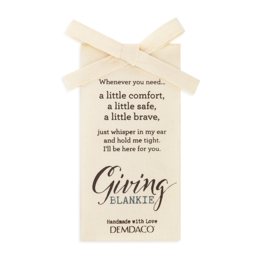 Giving Bear Blankie