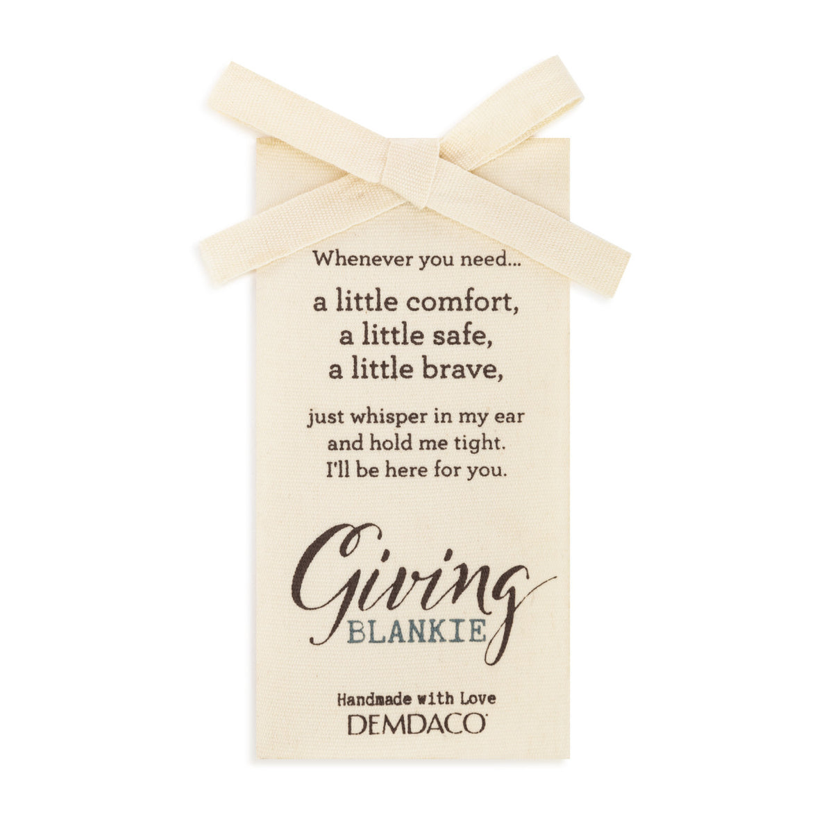 Giving Bear Blankie