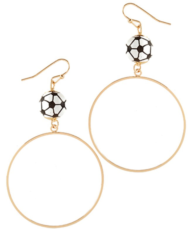 Gameday Circle Earrings