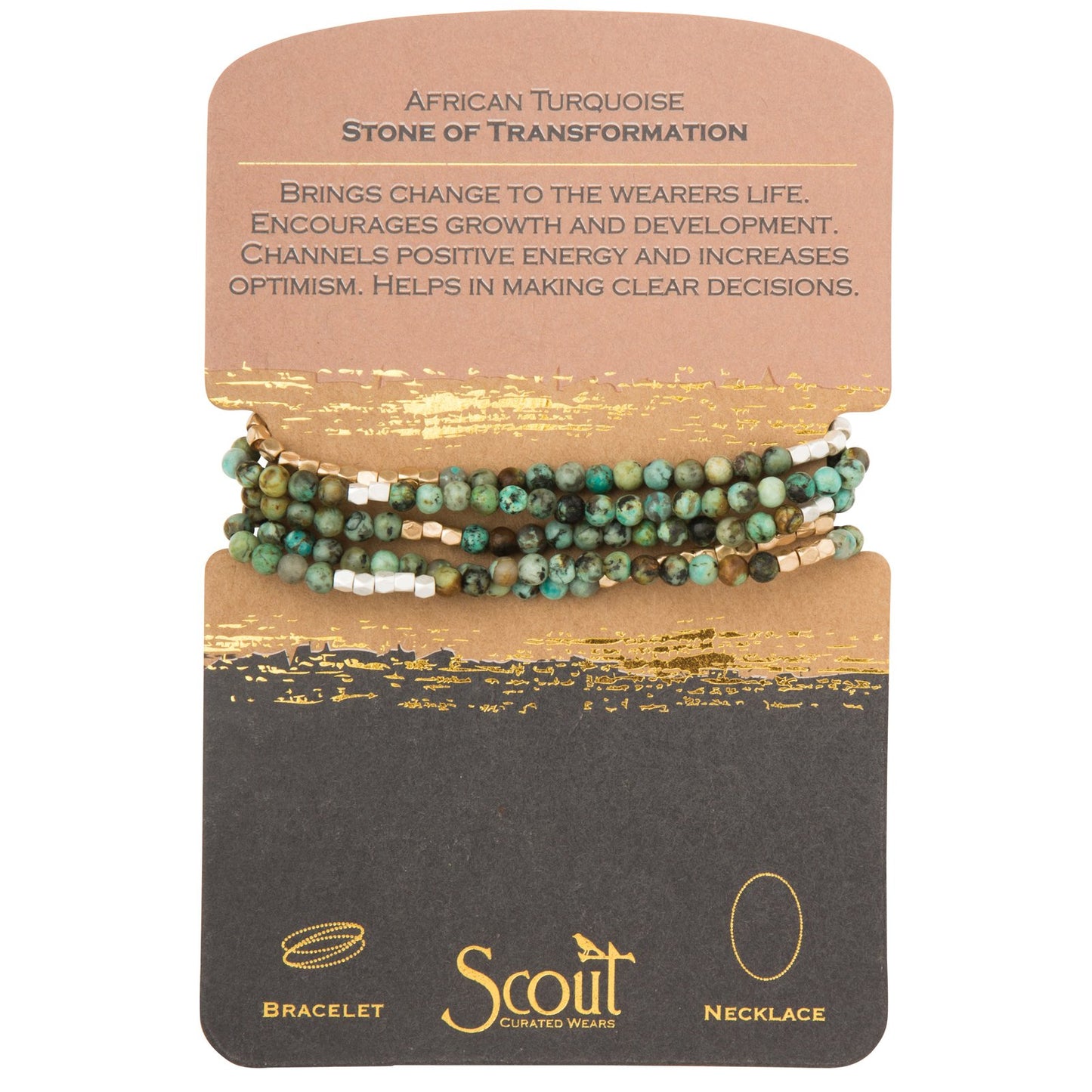 Scout Wrap - African Turquoise - Stone of Transformation