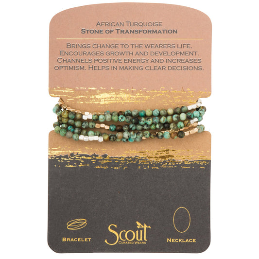 Scout Wrap - African Turquoise - Stone of Transformation
