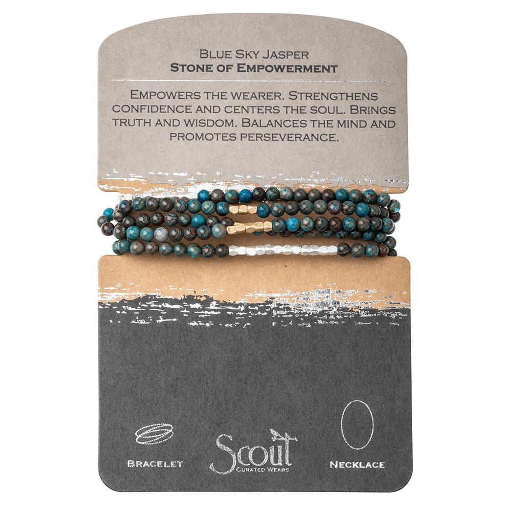 Stone Wrap: Blue Sky Jasper - Stone of Empowerment