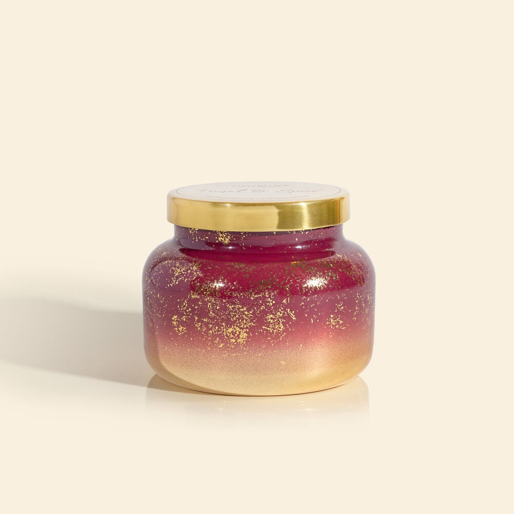 Capri Blue Tinsel & Spice Glimmer Signature Jar