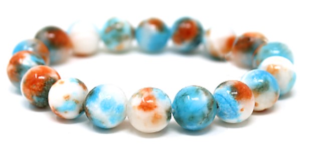 Marble Speckled Beaded Bracelet