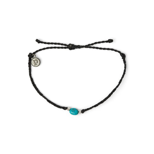 Turquoise Stone Bead Bracelet