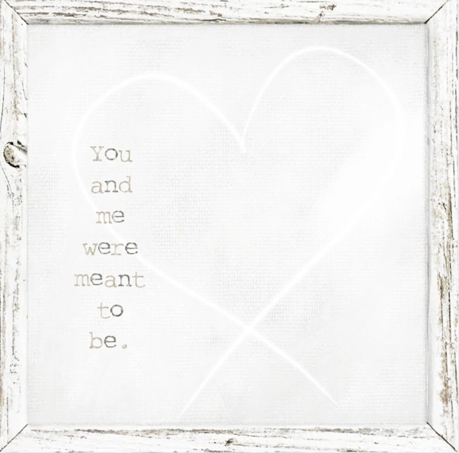 You and Me Framed Art